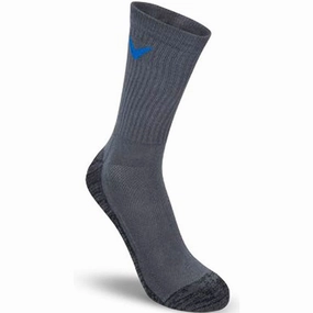Callaway Mens Tour Cotton Crew Socks - Charcoal Continental