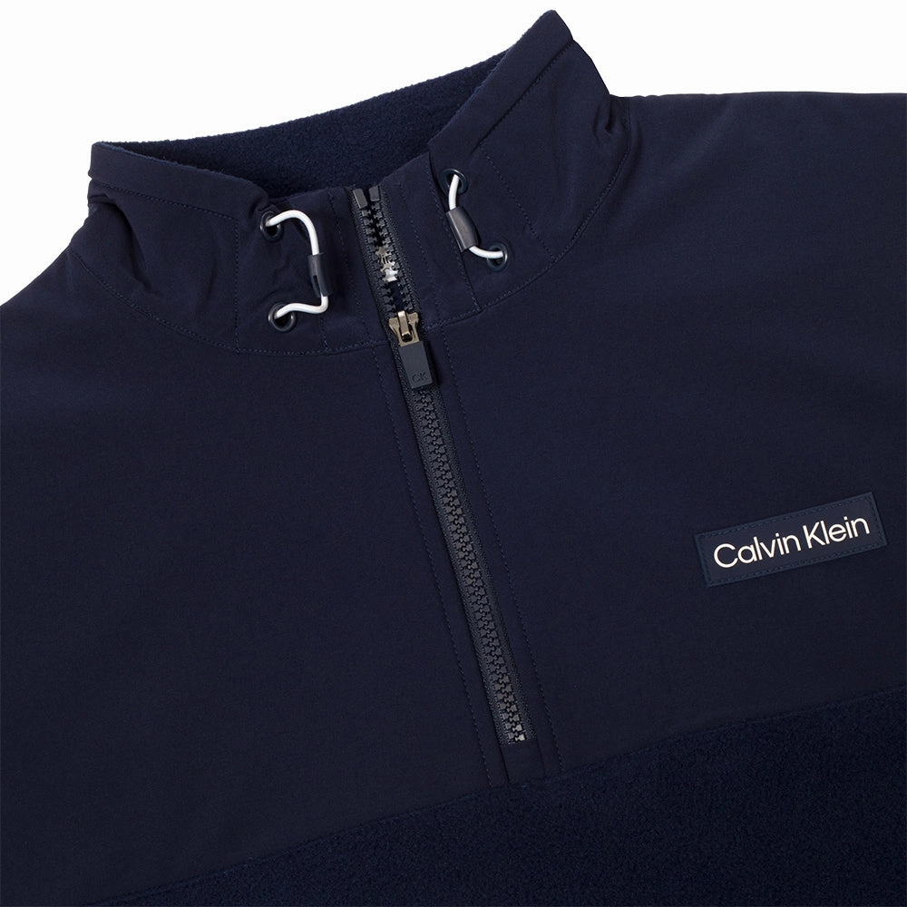 Calvin Klein Hybrid Polar Fleece - Evening Blue Fashion Comfort appropriate for weekdays