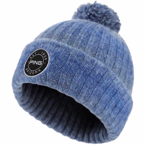 Ping Barraclough Beanie - Blue Multi Short brim Warm Lining