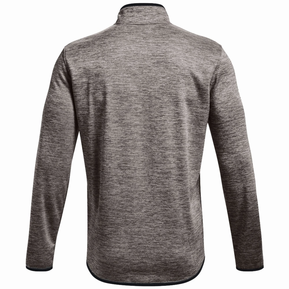 Under Armour Fleece 1/2 Zip Pullover - Concrete/Black weekday wear hook accents