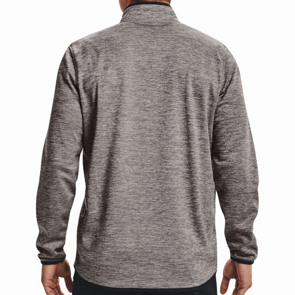 Travel Essential Casual Style Under Armour Fleece 1/2 Zip Pullover - Concrete/Black