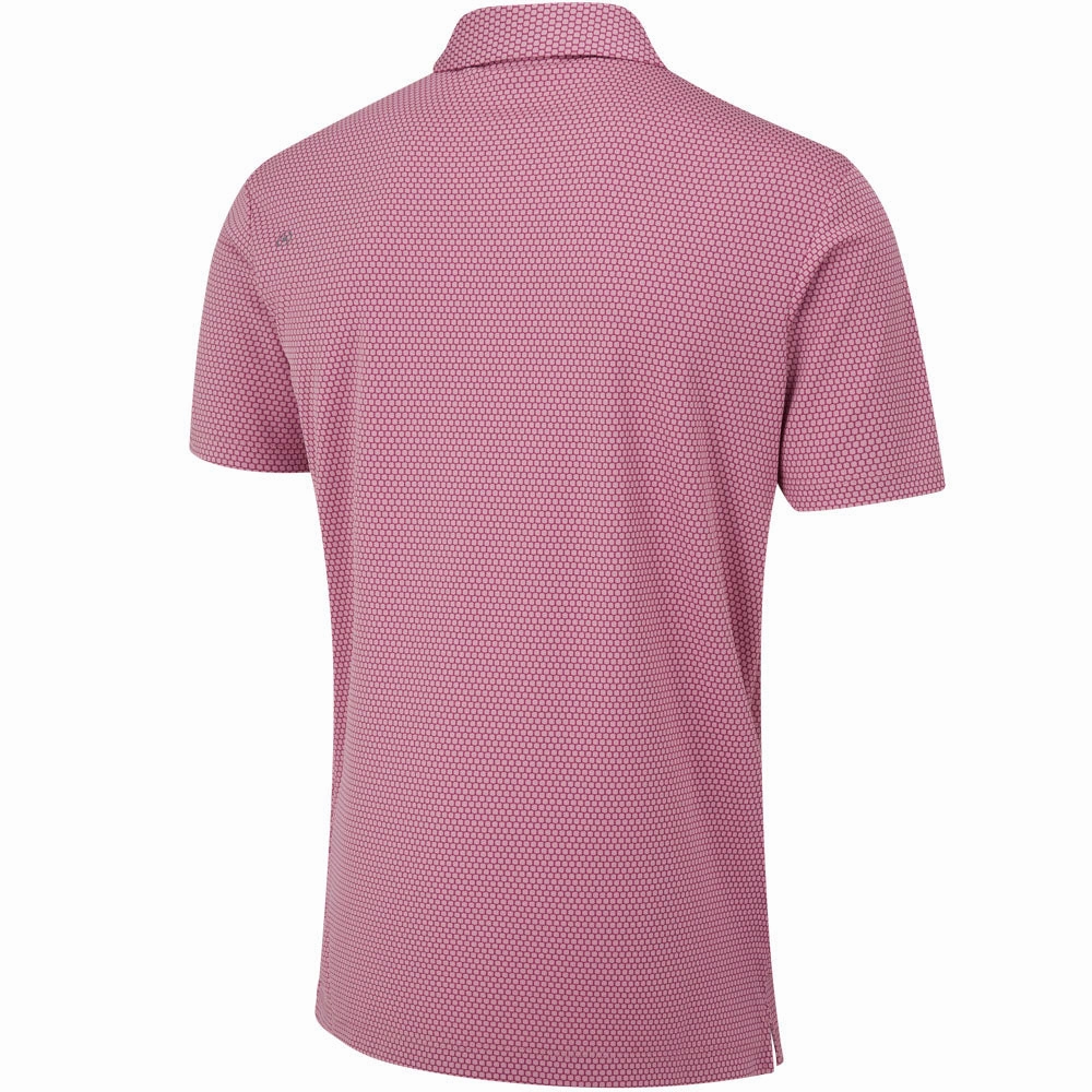 Ping Halcyon Polo Shirt - Wild Rose Multi Sublimation Printed Collar