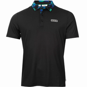 Everyday Style Trend Sleek And Stylish Calvin Klein Seabury Polo Shirt - Black