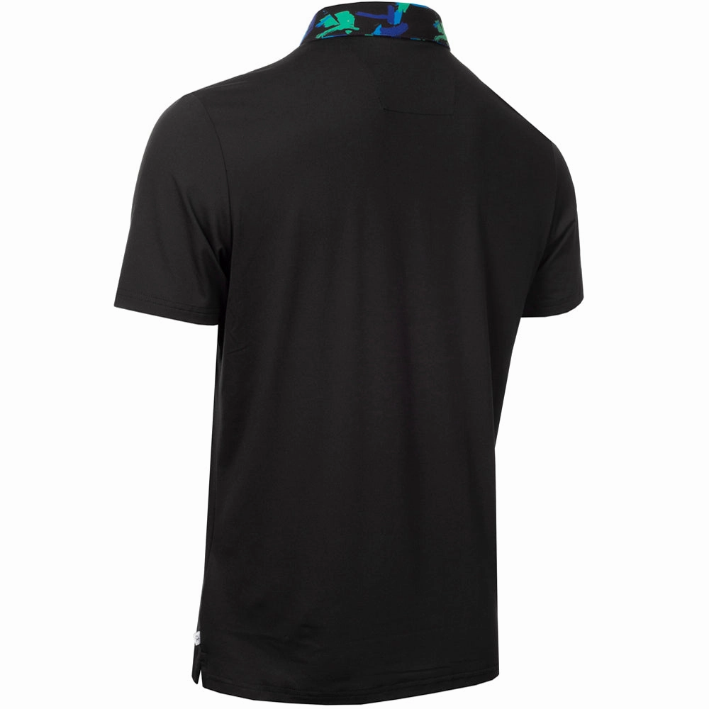 Calvin Klein Seabury Polo Shirt - Black EcoFriendlyMaterial Classic Chic