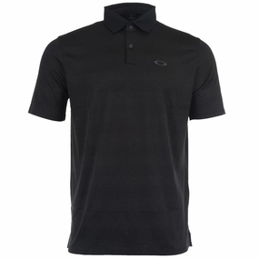 birthday party Essential Top Oakley Contender Stripe Polo Shirt - Blackout