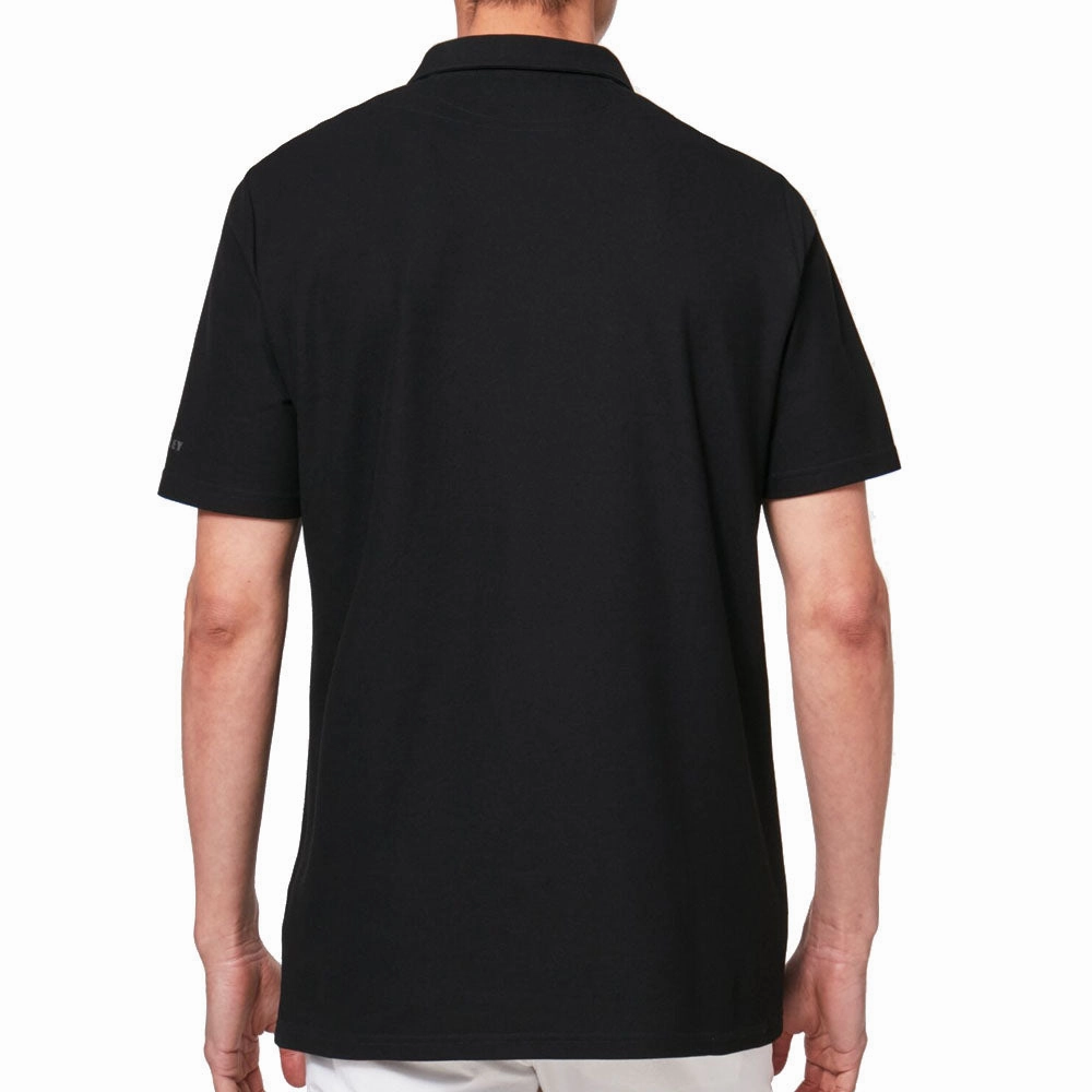 Oakley Contender Stripe Polo Shirt - Blackout Quick-Drying Shirt