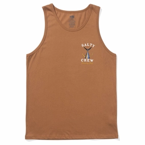Compression Fit Construction Modular Attachment Points Salty Crew Tailed Tank Top - Sierra