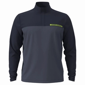Under Armour T2G 1/4 Zip Pullover - Midnight Navy/Downpour Grey/Cyber Green Layered Style product availability