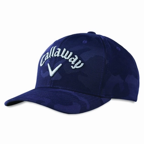 Callaway Camo Snapback Adjustable Cap - Navy Back-to-School Accessory Office Wear