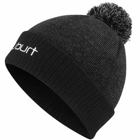Stuburt Haze Bobble Hat - Black Marl Playful Style