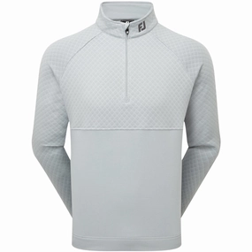 Cool Comfort FootJoy Jacquard Thermal 1/4 Zip Chillout - Grey