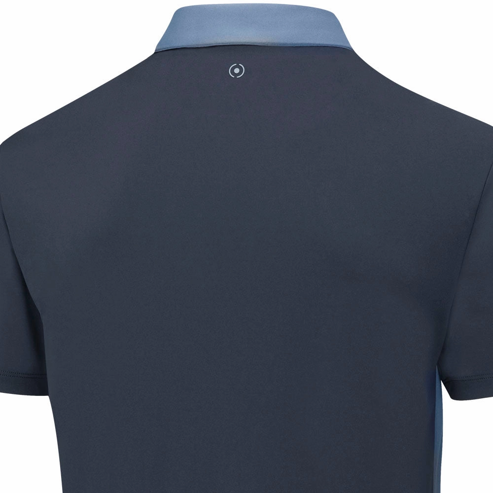 Ping Bodi Polo Shirt - Coronet Blue/Navy Organic Cotton Construction Essential Wear