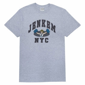 Jenkem Varsity T-Shirt - Sport Grey Odor Control Finish Comfy Layer Wear