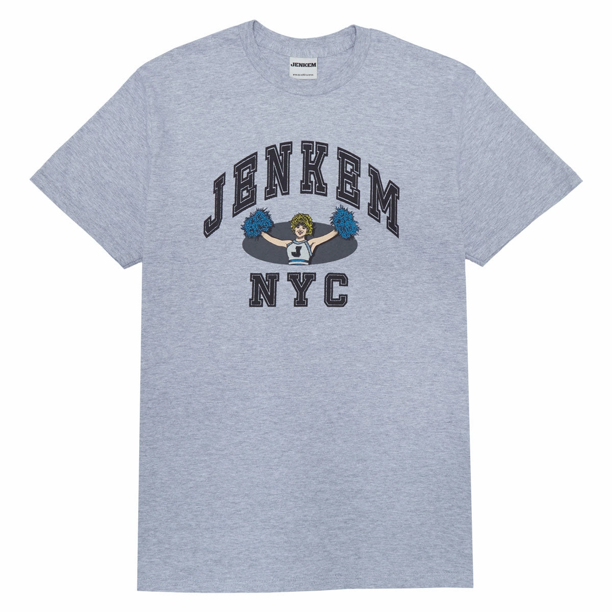 Versatile Piece Street Smart Jenkem Varsity T-Shirt - Sport Grey