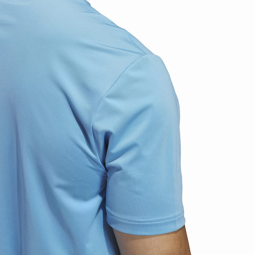 adidas Ult365 Solid Polo Shirt - Semi Blue Burst Seamless Edging Sporty Comfort Wear
