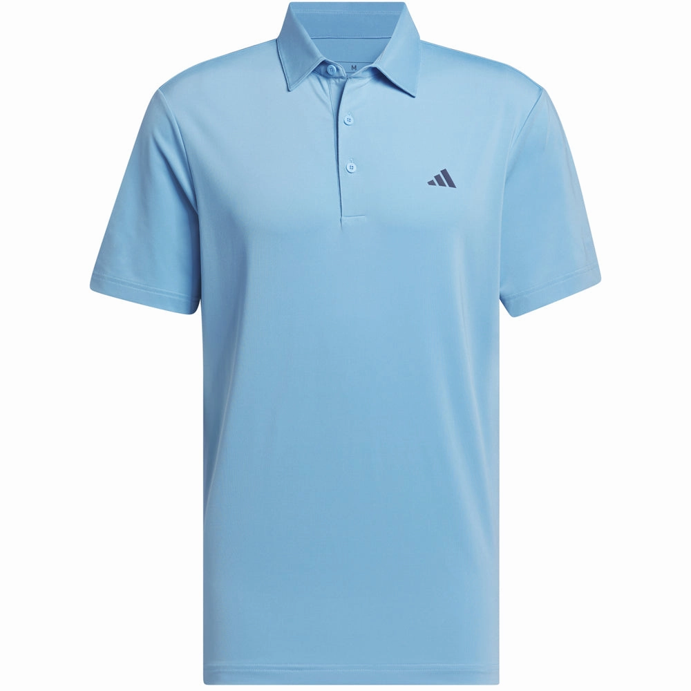 Durable Collar Construction adidas Ult365 Solid Polo Shirt - Semi Blue Burst