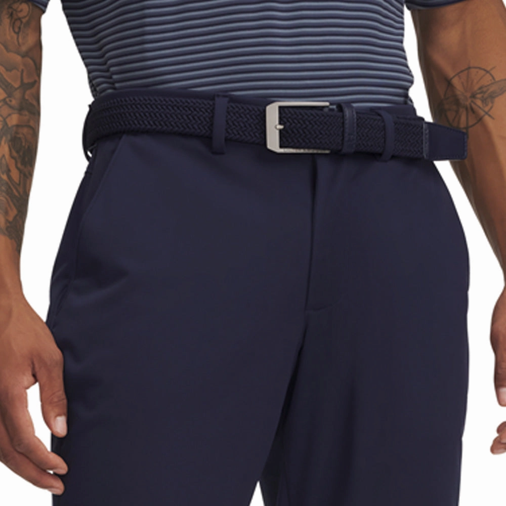 slim cut Workwear Under Armour Drive Pro All Weather Trousers - Midnight Navy/Black