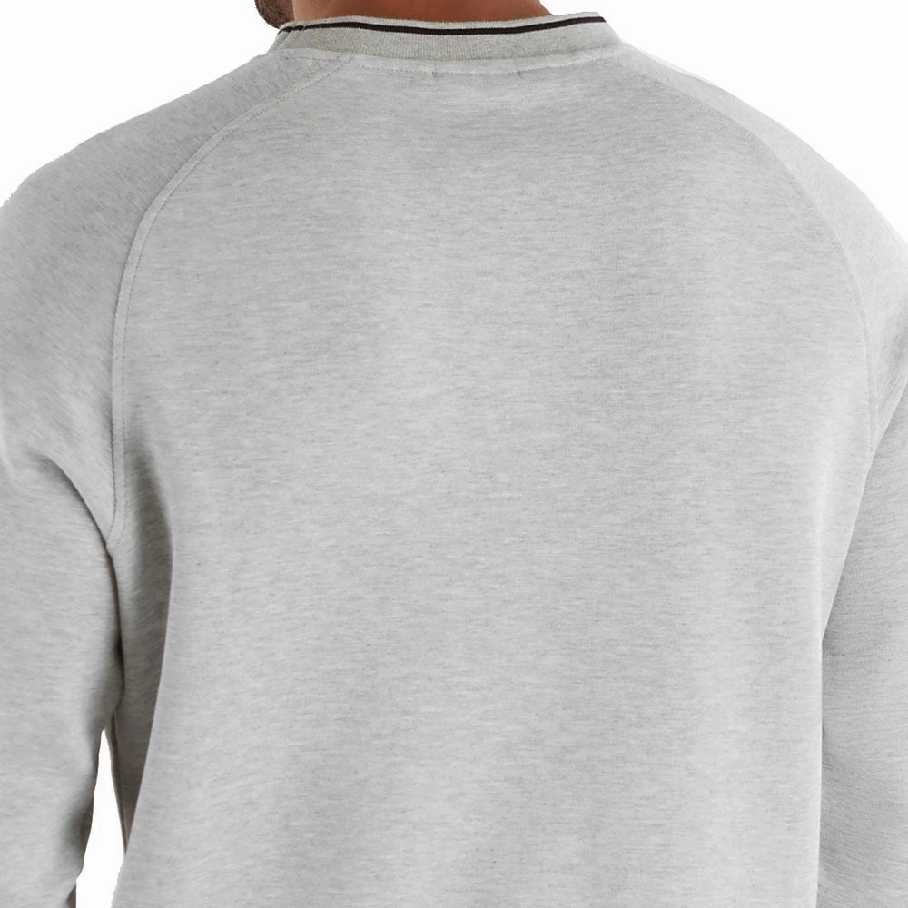 High-Quality Fabric Comfort Layering Calvin Klein Rendell Crewneck Sweater - Silver Marl