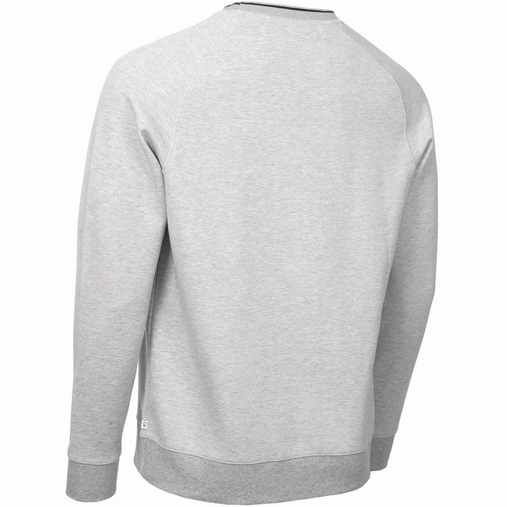 Calvin Klein Rendell Crewneck Sweater - Silver Marl Water resistant coating Cold-Weather Gear