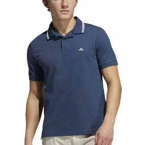 adidas Go-To Pique Polo - Crew Navy/White Lightweight Layer
