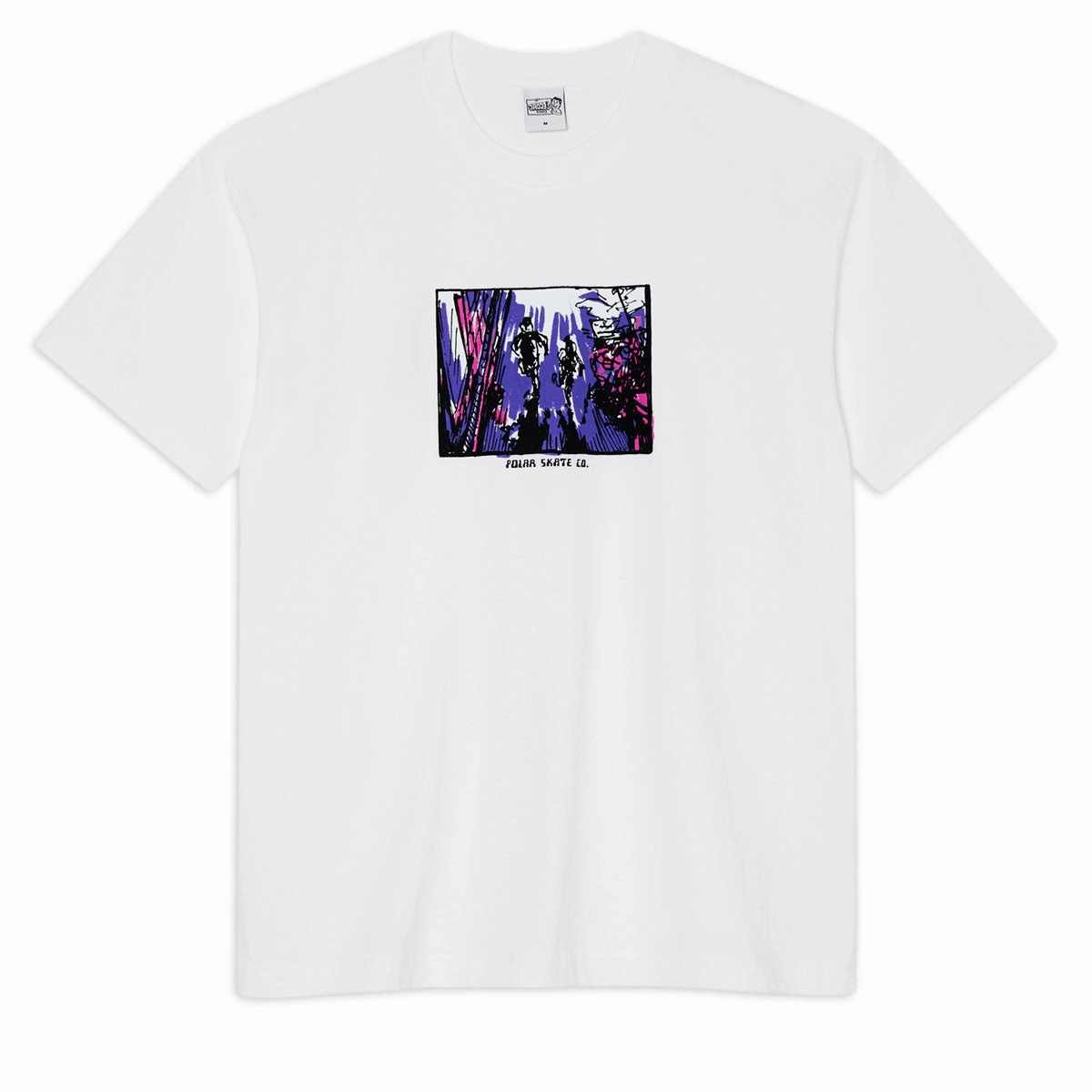 Polar Running T-Shirt - White college Minimalist Comfort