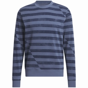 Timeless Look adidas Printed Crew Neck Pullover - Preloved Ink/Collegiate Navy