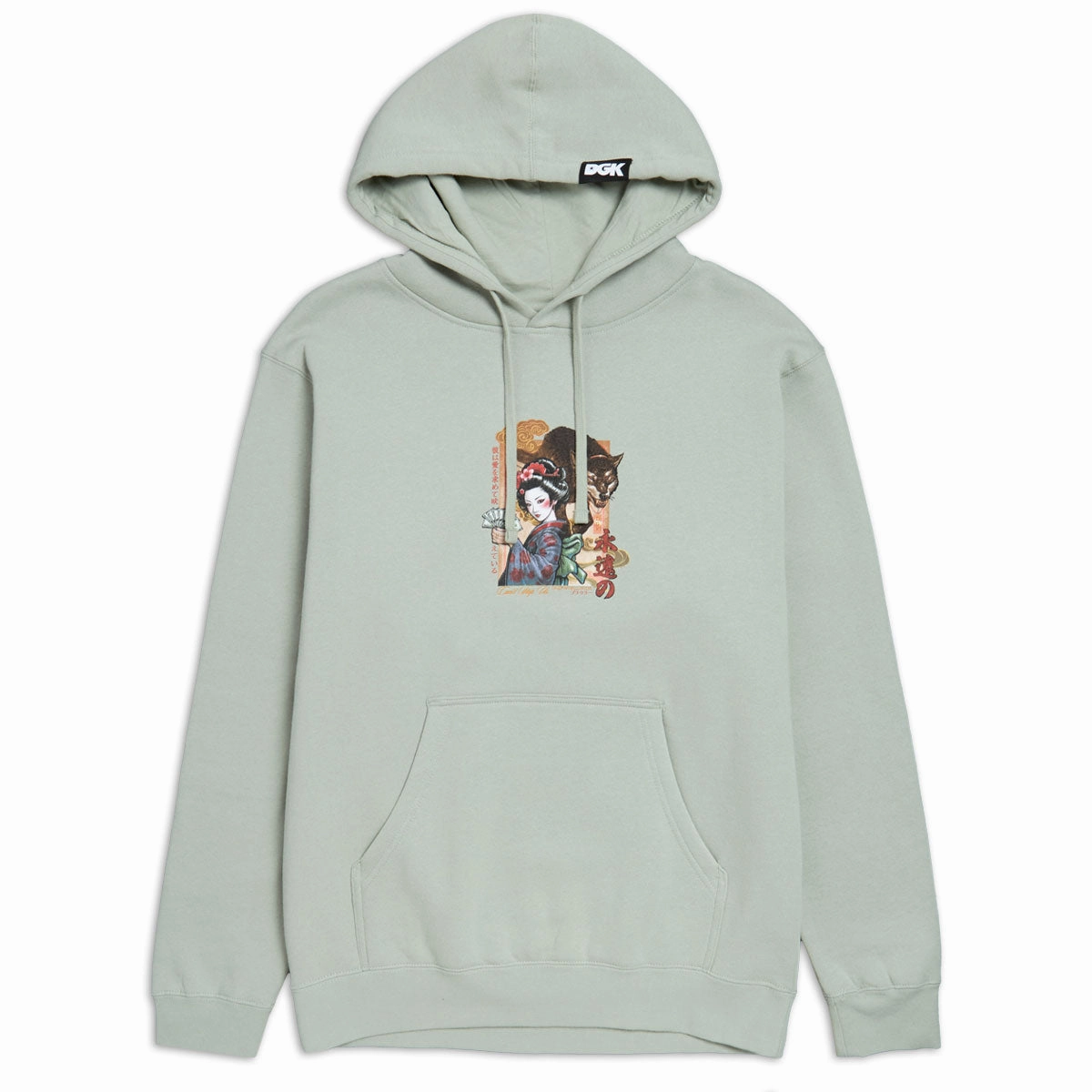 DGK Prowler Hoodie - Sage Cold Weather Gear Street Energy