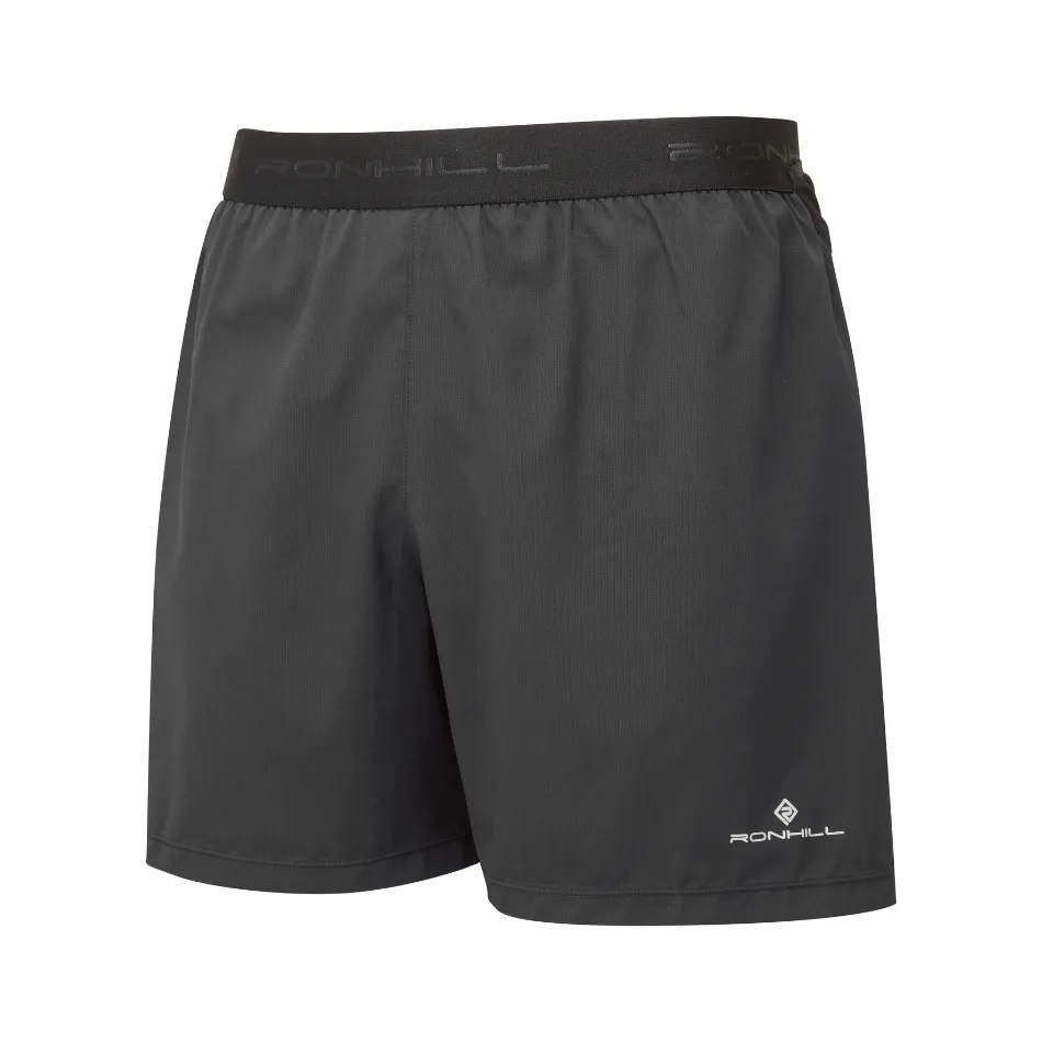 Board shorts Ronhill Men's Tech All-Terrain 5 Inch Short in All Black SS25