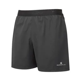 Ronhill Men's Tech All-Terrain 5 Inch Short in All Black SS25 Day Trip Wear