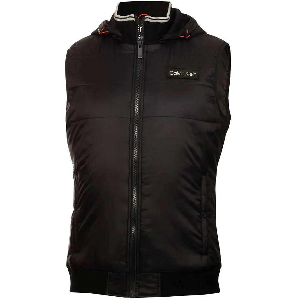 Calvin Klein Somme Valley Hybrid Gilet - Black Weatherproof Design