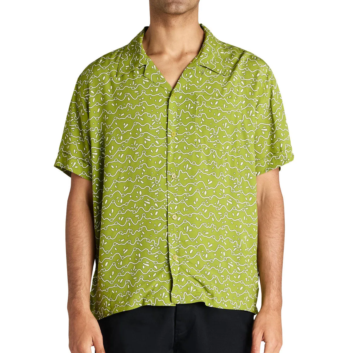 Deus Ex Machina Phosphene Shirt - Pear Tall friendly