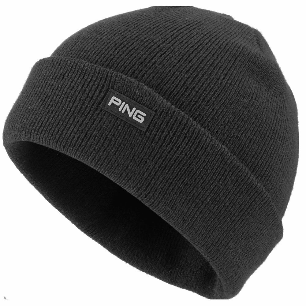 Casual Daywear Basic Style Ping Bertie Beanie Hat - Black