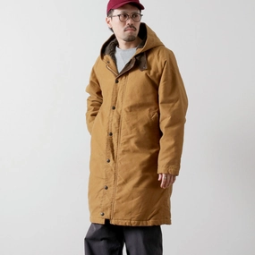 FOB FACTORY / F2450 Moleskin Hooded Coat Reflective Safety Accents Long Sleeves