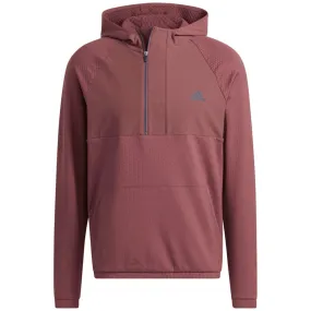 Adidas Fleece Anorak - Quiet Crimson Survival Use