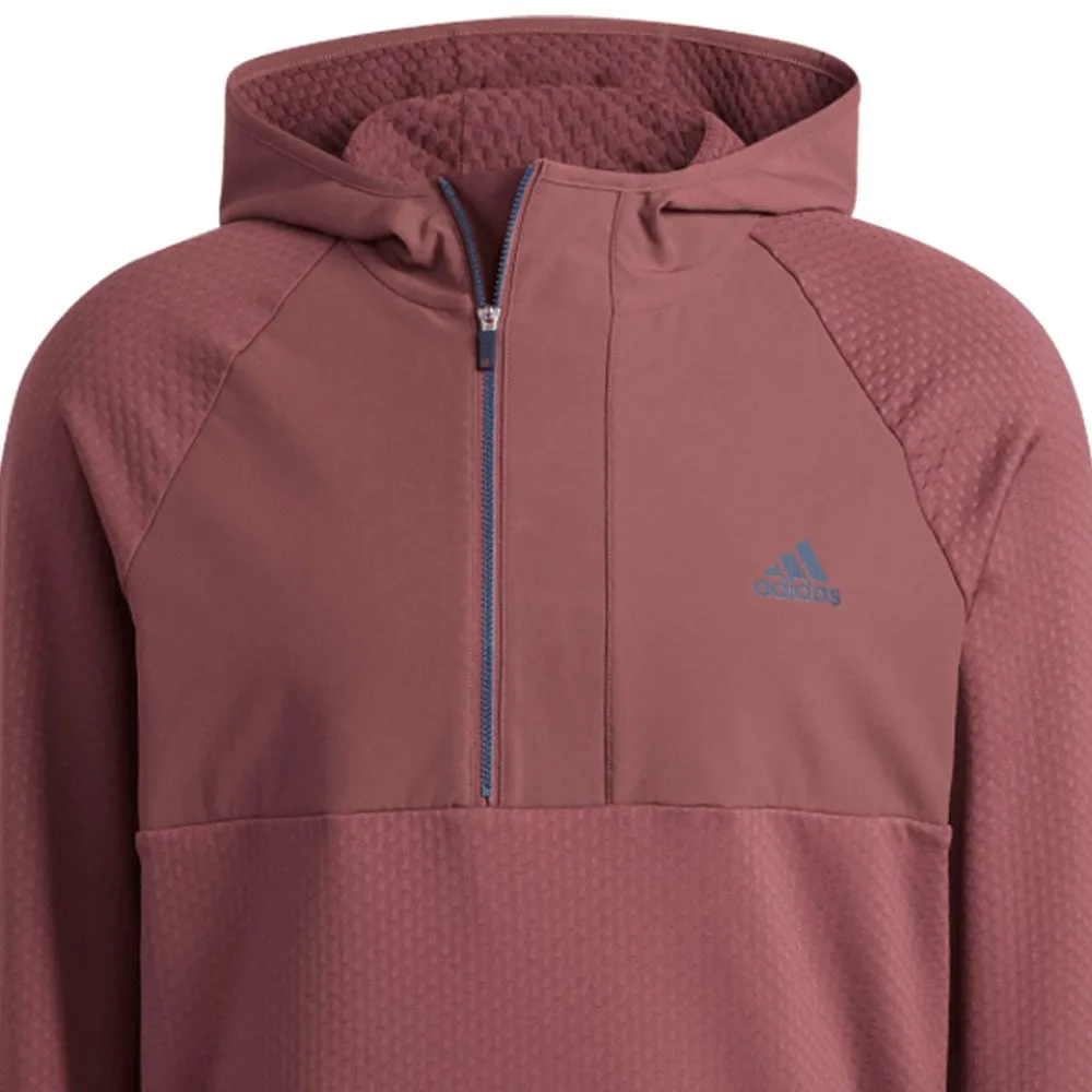 Adidas Fleece Anorak - Quiet Crimson Water Resistant