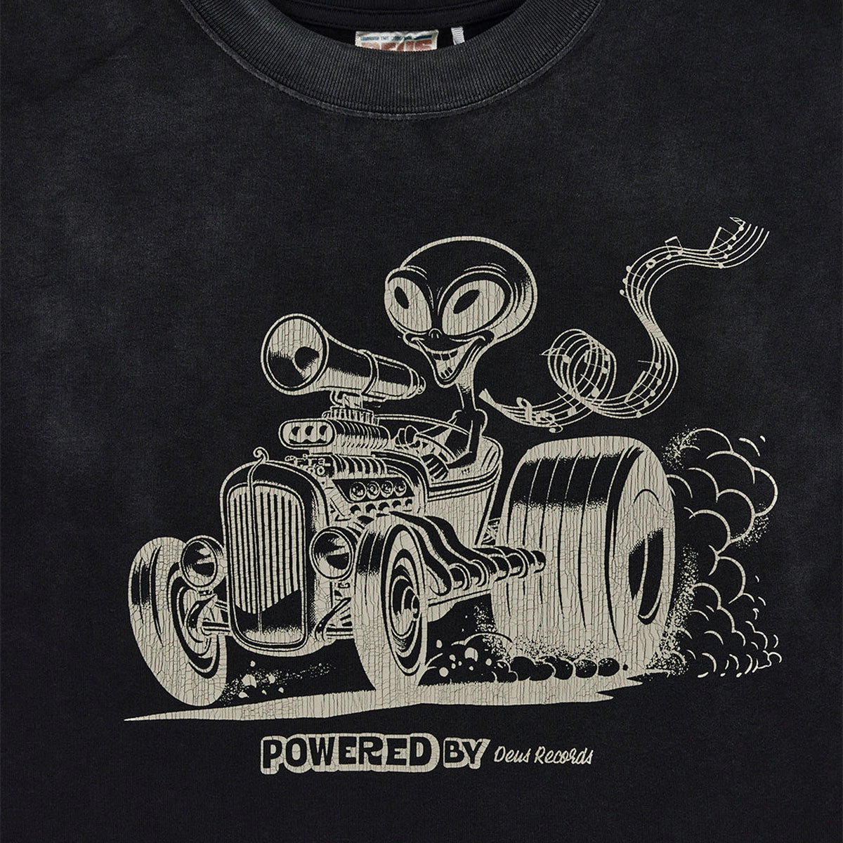 DropShoulderDesign Deus Ex Machina Celestial Rod T-Shirt - Anthracite
