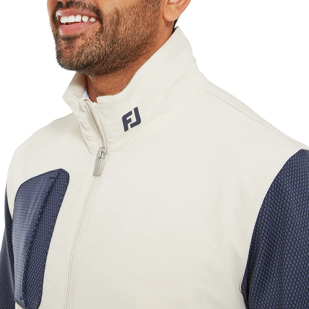 Cozy Street Style Stretchable Cuffs FootJoy Thermoseries Hybrid Jacket - Stone/Charcoal
