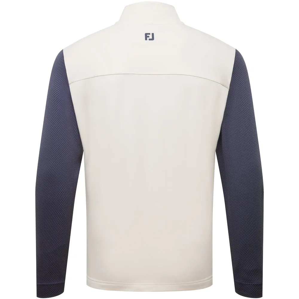 FootJoy Thermoseries Hybrid Jacket - Stone/Charcoal Layered Insulation Trendy Feel