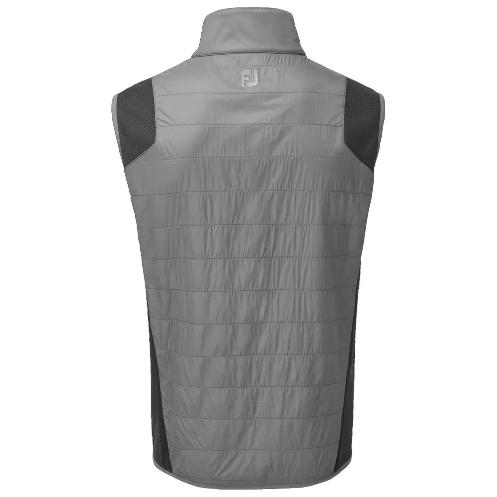 FootJoy FJ Hybrid Vest - Charcoal/Grey normal Non Restrictive Cut