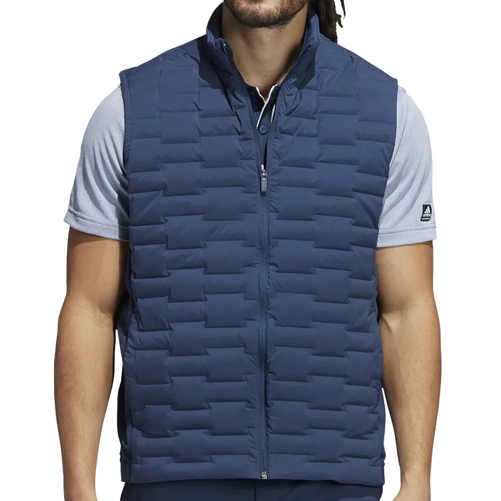 tall size Seamless Knitting adidas FrostGuard Thermal Wind Vest - Crew Navy