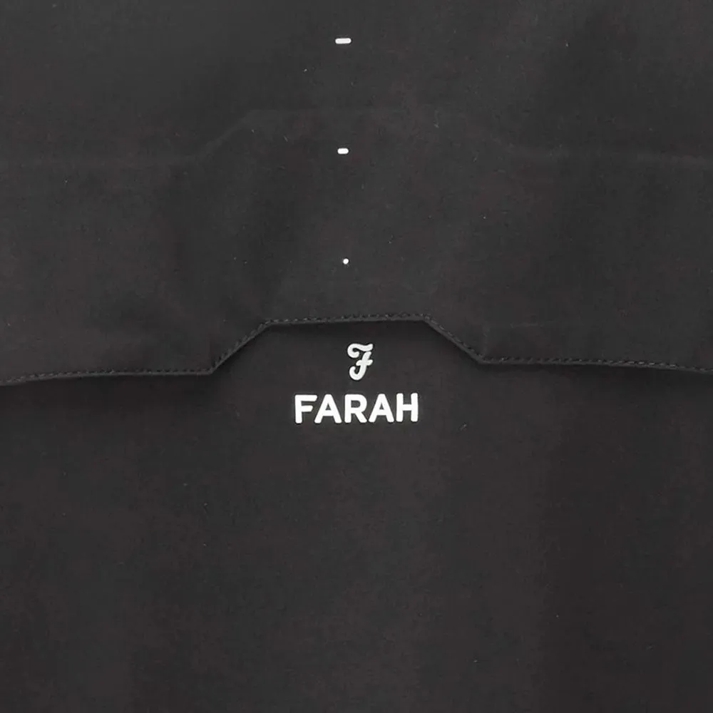Farah Boyd Waterproof Jacket - Black Articulated Ergonomic Fit