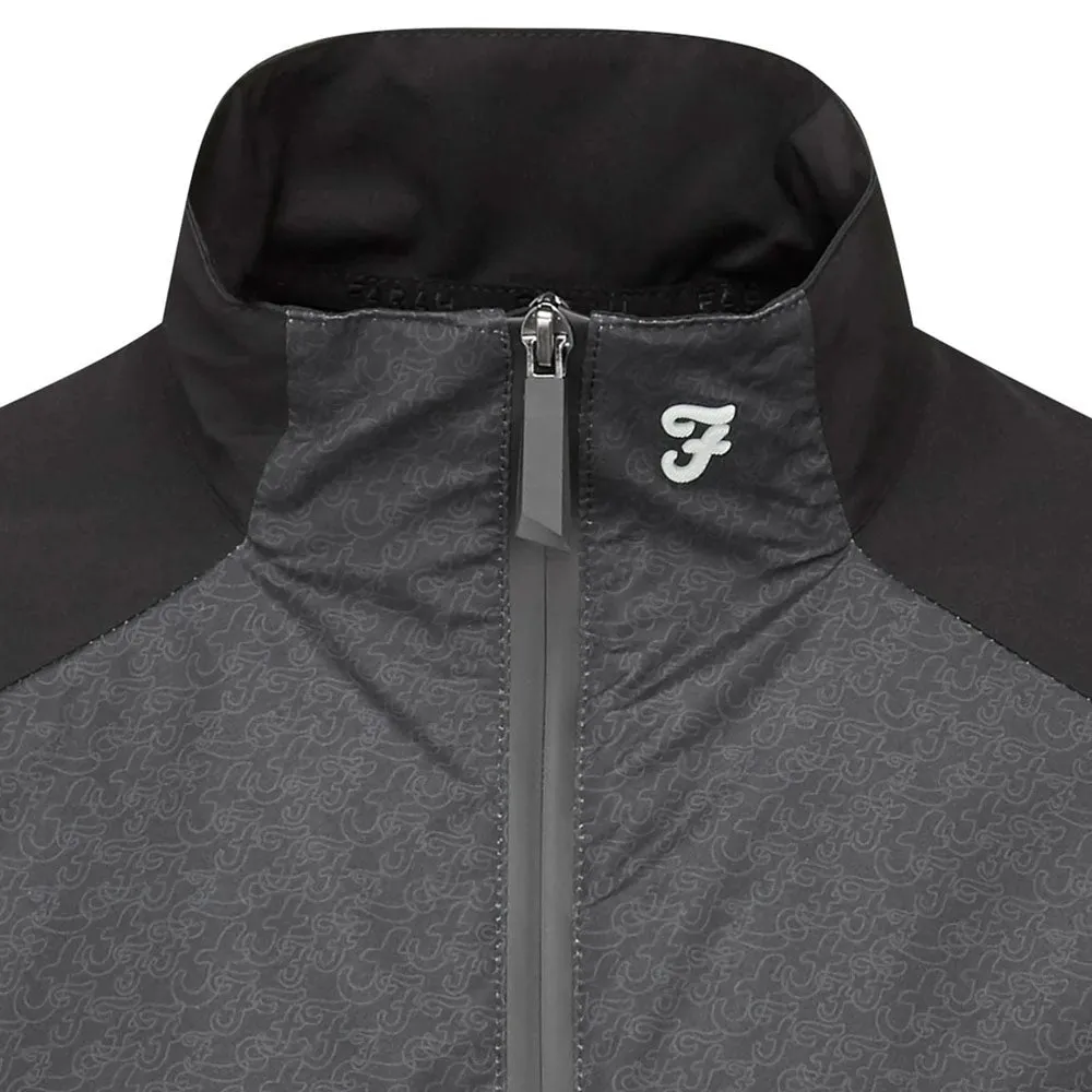 FadeResistant Print Farah Boyd Waterproof Jacket - Black
