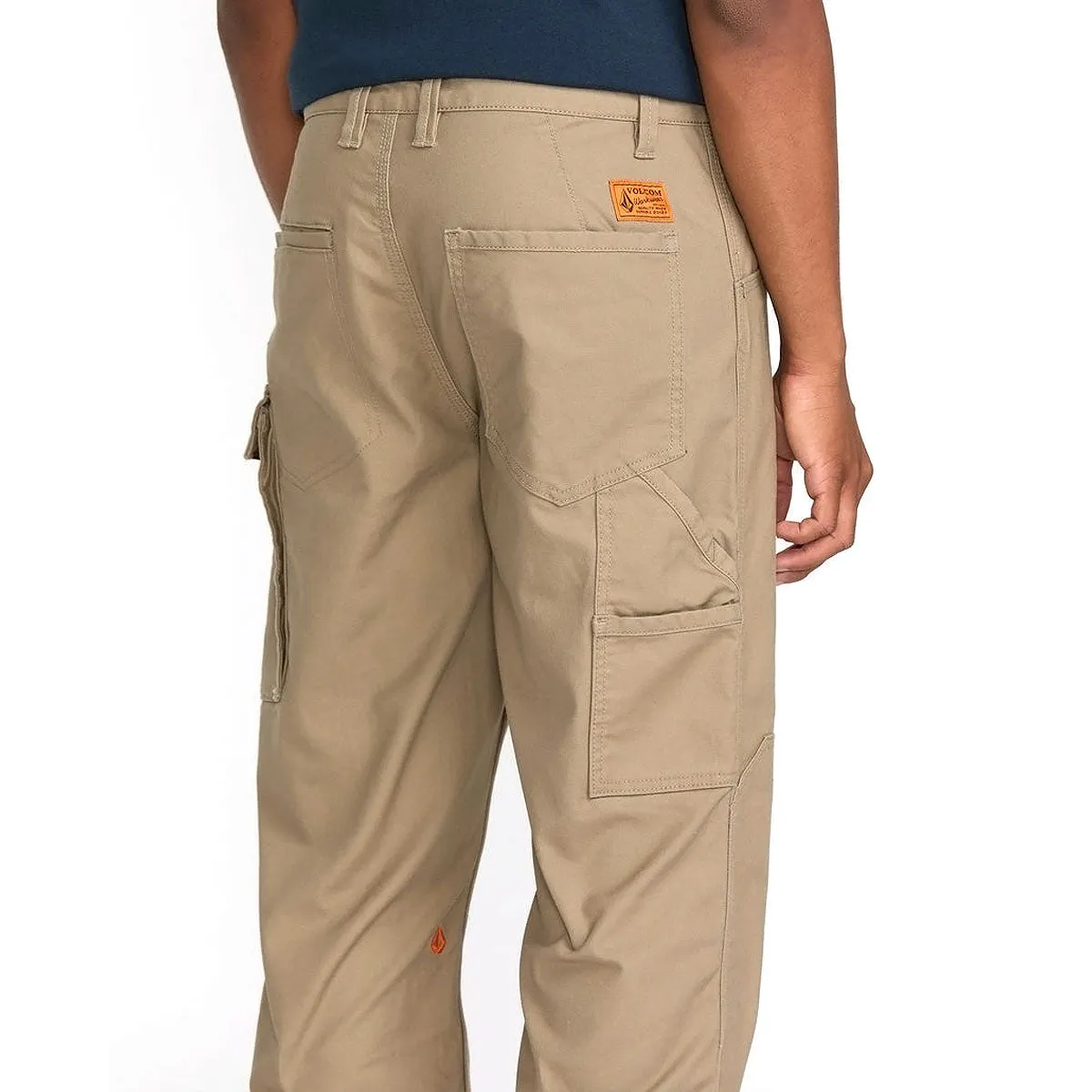 Sport Friendly Quick Dry Fit Volcom Caliper II Relaxed Work Pants - Brindle