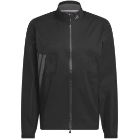Layered Comfort Look adidas Ultimate365 Tour CLIMAPROOF  Full-Zip Waterproof Jacket - Black