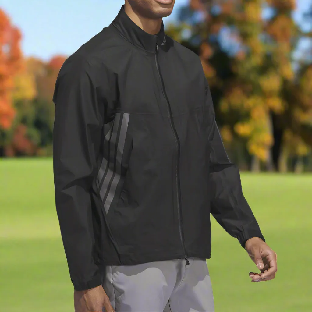 Comfy Layers Advanced Wickability System adidas Ultimate365 Tour CLIMAPROOF  Full-Zip Waterproof Jacket - Black