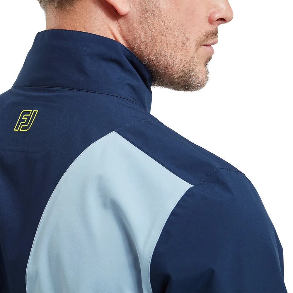 FootJoy HydroLite X Waterproof Jacket - Slate/Navy/Primrose SoftshellTexture