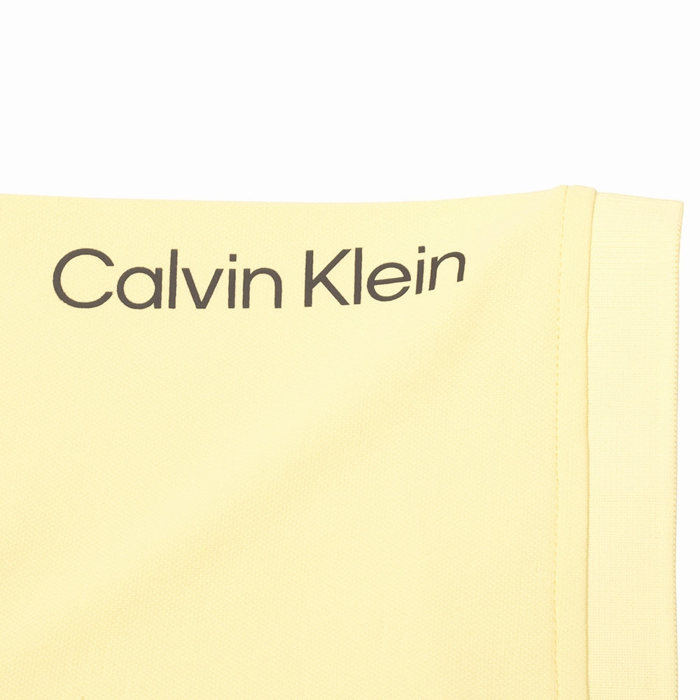 Seasonal Trend Organic Cotton Blend Calvin Klein Club Polo Shirt - Lemon