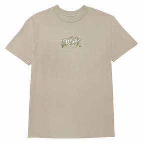 DGK Serpent T-Shirt - Sand 2025 Comfy Choice High Density Cotton