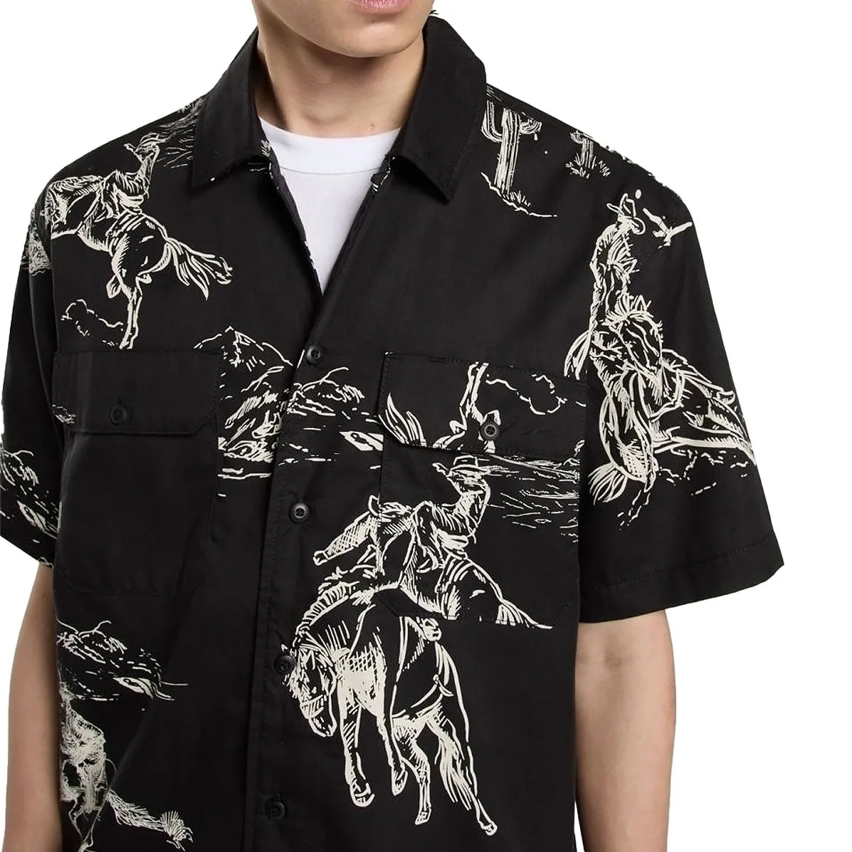 Odor Control Technology Dickies Savage Work Shirt - Black