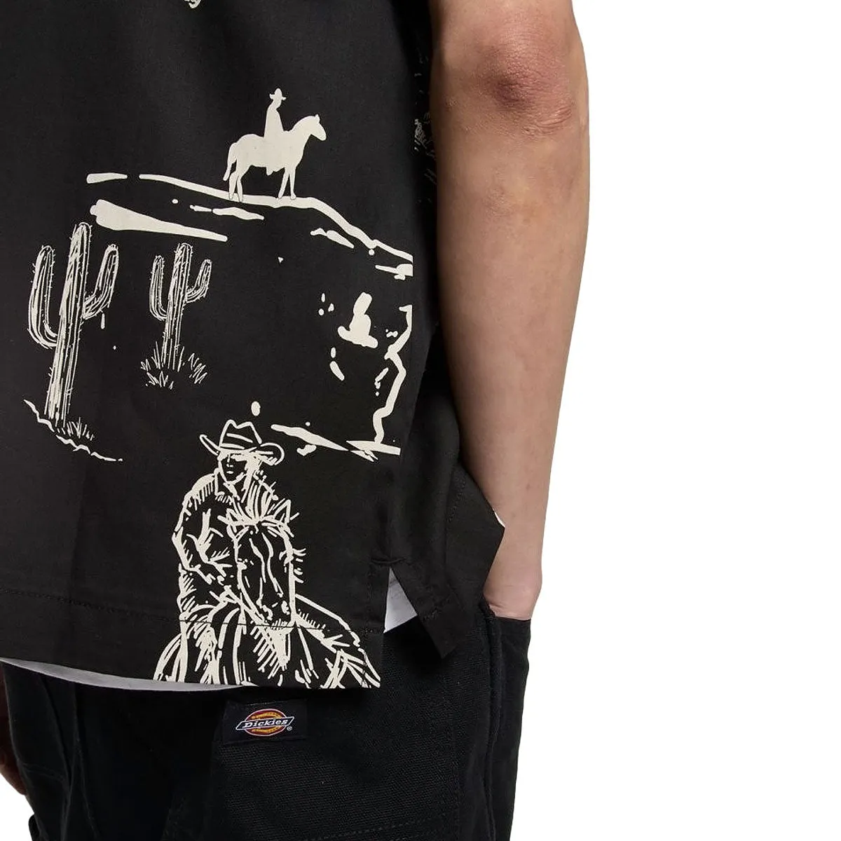 Dickies Savage Work Shirt - Black ethical fashion